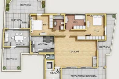Whole-floor apartment προς Rental - Kifisia, Athens - Northern Suburbs